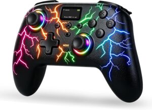 Exilapsire Wireless Controller for PC/Switch/Switch 2/iOS/Android, Black