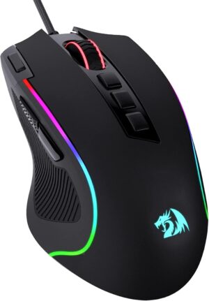 Redragon M612 Wired RGB Optical Gaming Mouse 8000 DPI Remapping Keys