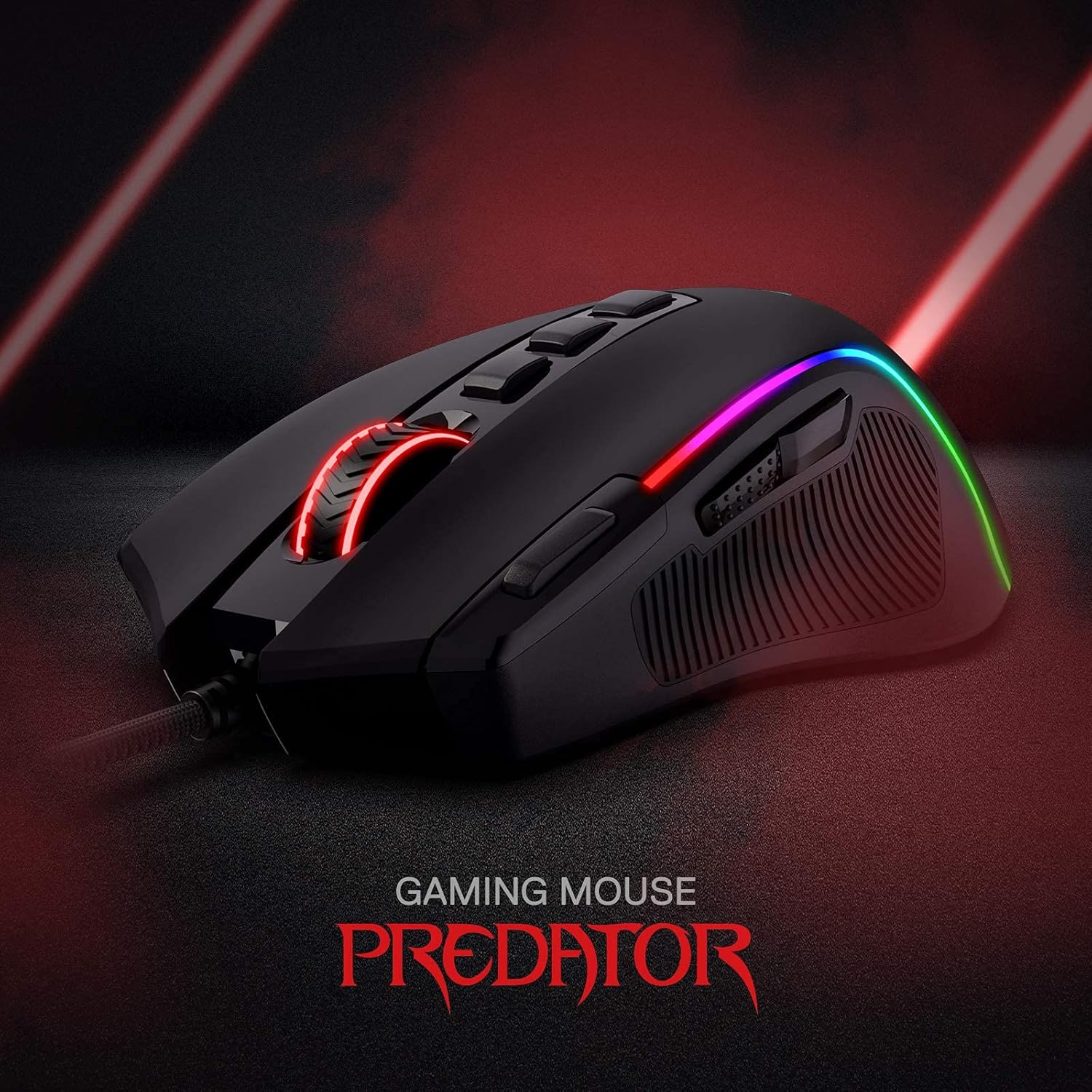 Redragon M612 Wired RGB Optical Gaming Mouse 8000 DPI Remapping Keys - Image 2