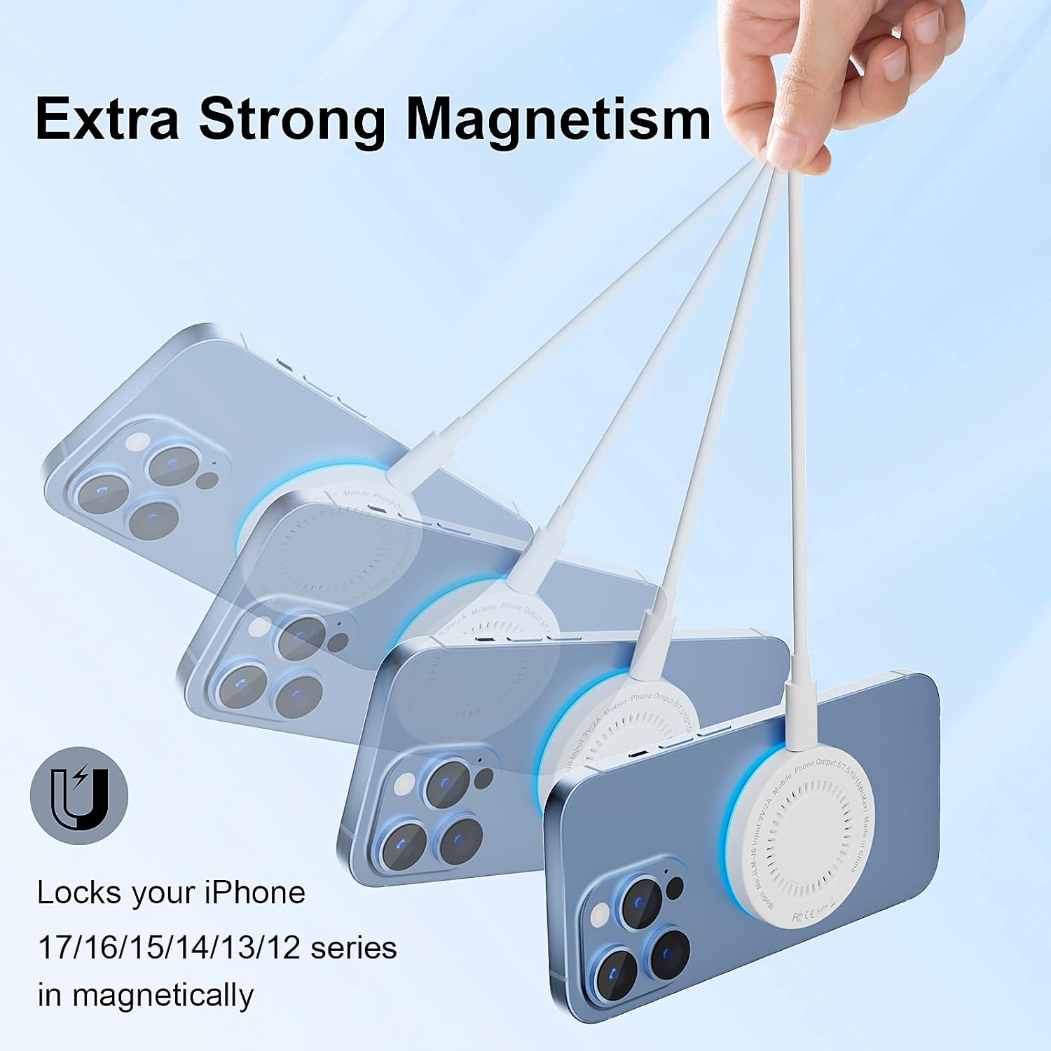 MagSafe Charger 2 Pack Magnetic Wireless Charger Fast Charging Pad - Image 5